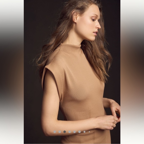 Anthropologie NWT Mock-Neck Mini Dress size XSP. - Picture 6 of 16